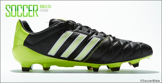 adidas 11Pro SL 足球鞋 - 黑/白/绿