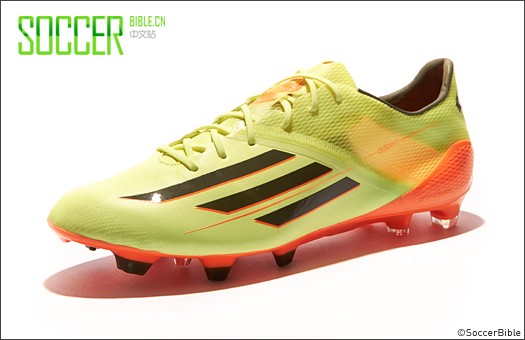 adidas adizero F50 Football Boots - Glow/Earth Green/Solar Zest - Football Boots