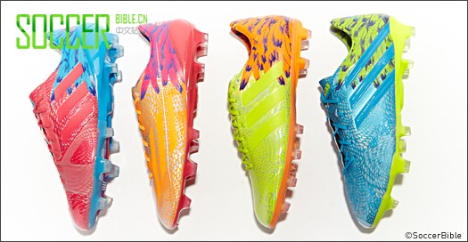 SoccerBible历史长廊――adidas 2014巴西世界杯主题球鞋系列