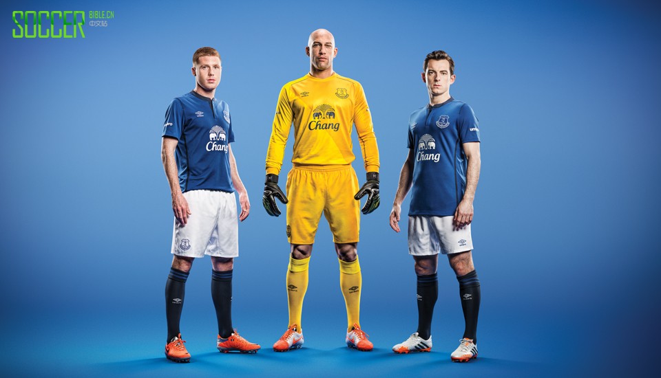 Umbro Reveal Everton 2014/15 Home Kit : Football Apparel : Soccer Bible