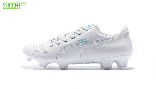 PUMA <font color=red>evoPOWER</font> 1 Leather "Metallic White" : Football Boots : Soccer Bible