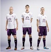 Umbro Reveal Everton 2014/15 Third Kit : Football Apparel : Soccer Bible
