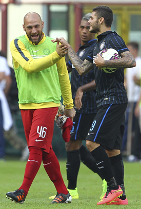 Tommaso Berni (Inter Milan) adidas Predator adiPower