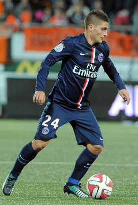 Marco Verratti (PSG) Puma evoSPEED 1.3