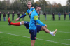 Podolski Trains In Gold F50 adizero : Boot Spotting : Soccer Bible