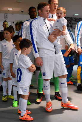 Kai Rooney (England) Nike HyperVenom Phelon