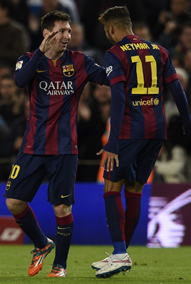 Leo Messi (Barcelona) adidas F50 adizero