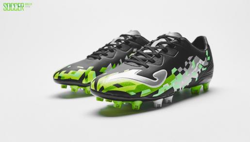  Joma Propulsion 3.0足球鞋推出“黑/银/青柠”配色