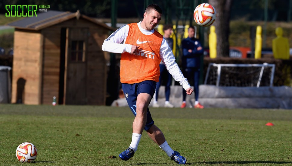 Podolski Creates Inter-esting F50 : Football Boots : Soccer Bible