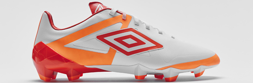 Umbro Velocita "White/Nasurtium/Orange" : Football Boots : Soccer Bible