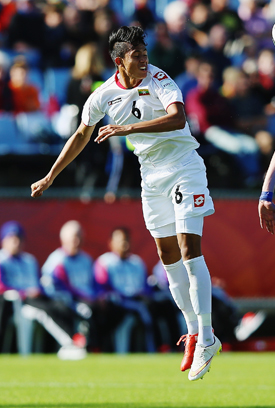 Kyaw Min Oo (Myanmar) adidas F50/Nike Mercurial Vapor X