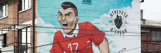 Nike Copa America Murals | Atrevete A Crear : Art and Illustration : Soccer Bible