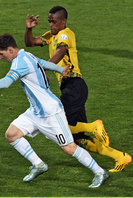 DeShorn Brown (Jamaica) adidas F50 adizero