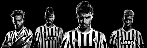 Juventus 2015/16 Home & Away by adidas : Football Apparel : Soccer Bible