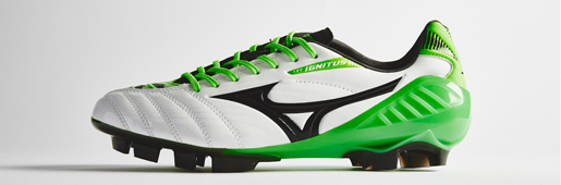 Mizuno Wave Ignitus 3 "White/Black/Lime" : Football Boots : Soccer Bible