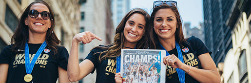 USWNT NYC Victory Parade | BTS : Events : Soccer Bible