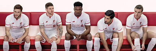 Liverpool Away 15/16 by New Balance : Football Apparel : Soccer Bible