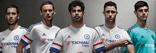 Chelsea Away 15/16 by adidas : Football Apparel : Soccer Bible