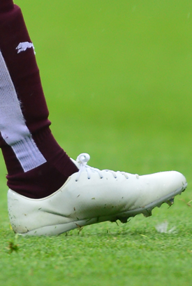 Sam Nicholson (Hearts) adidas F50 adizero