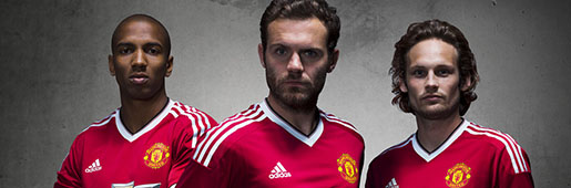 adidas & Man United  2015/16 Home Kit : Football Apparel : Soccer Bible