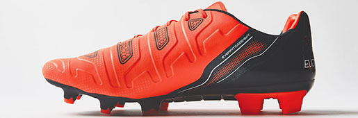 PUMA <font color=red>evoPOWER</font> 1.2 "Lava Blast/White" : Football Boots : Soccer Bible