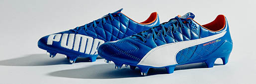 PUMA evoSPEED SL Leather "Electric Blue" : Football Boots : Soccer Bible