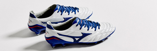 Mizuno Morelia Neo MIJ "Pearl/Surf/Red" : Football Boots : Soccer Bible