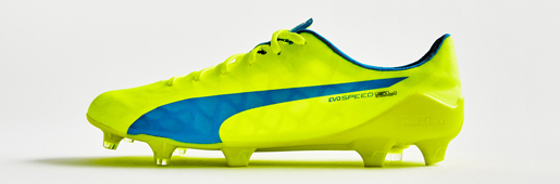 PUMA <font color=red>evo</font>SPEED SL "Safety Yellow" : Football Boots : Soccer Bible