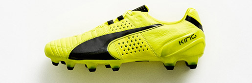 PUMA King II "Safety Yellow/Black" : Football Boots : Soccer Bible