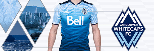 Vancouver Whitecaps 2016 Home Kit : Football Apparel : Soccer Bible