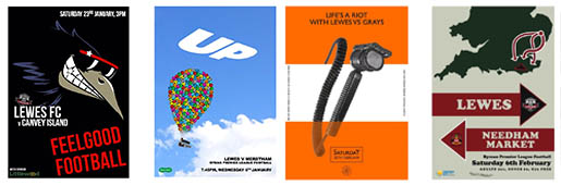 Non League Revolution: The creative support of Lewes FC : Art and Illustration : Soccer Bible