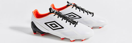 Umbro Velocita II "White/Black/Fiery Coral" : Football Boots : Soccer Bible