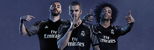 adidas Launch Real Madrid 2016/17 Third Kit : Football Apparel : Soccer Bible