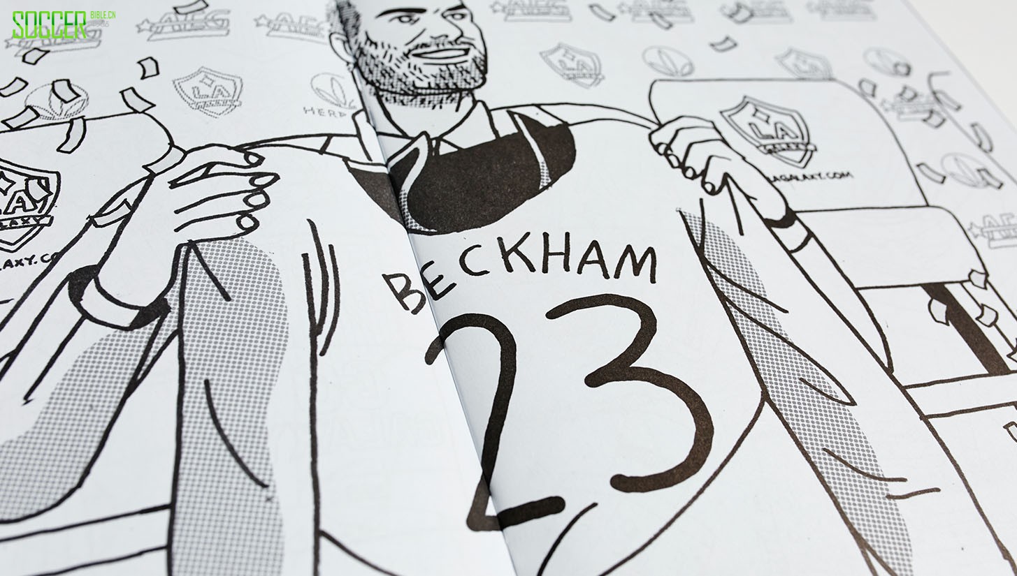 LA Galaxy Launch Special Edition Colouring Book : Art and Illustration : Soccer Bible