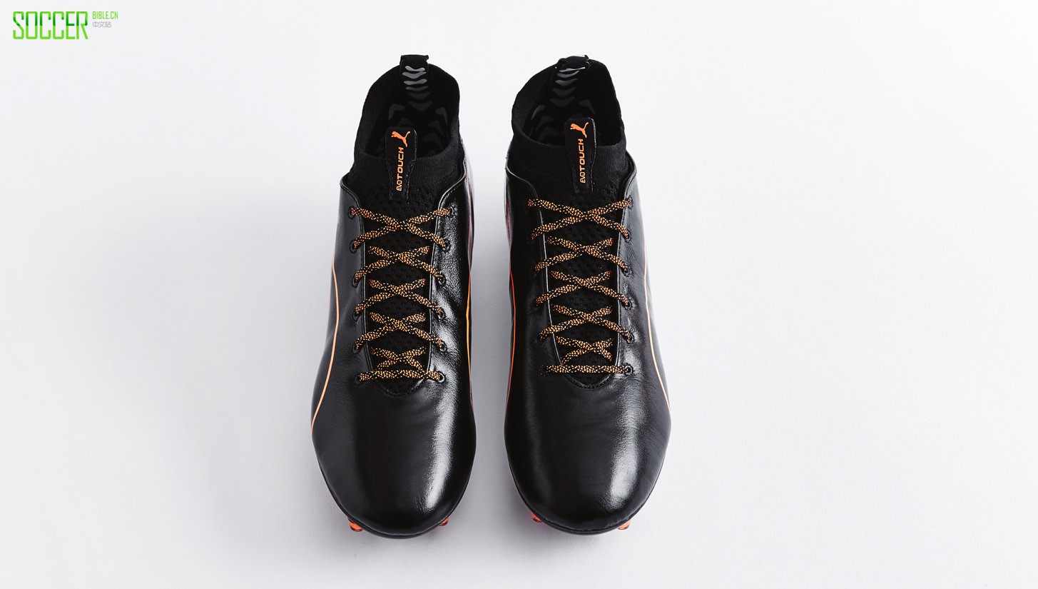 PUMA evoTOUCH "Black/Orange" : Football Boots : Soccer Bible