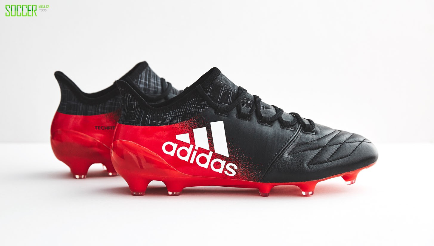 adidas X 16.1 Leather "Black/White/Red" : Football Boots : Soccer Bible