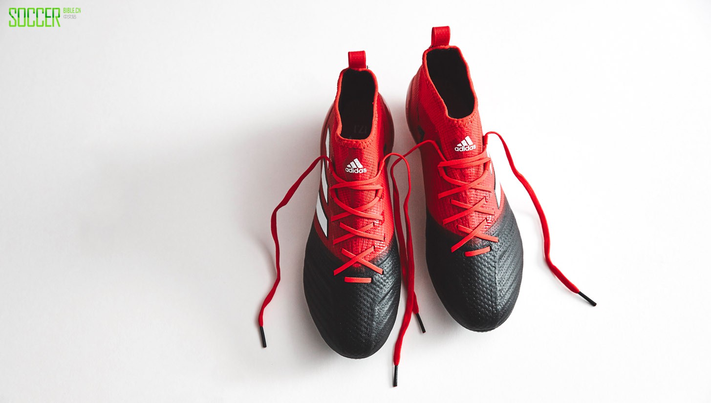 adidas ACE 17.1 Primeknit "Black/Red/White" : Football Boots : Soccer Bible