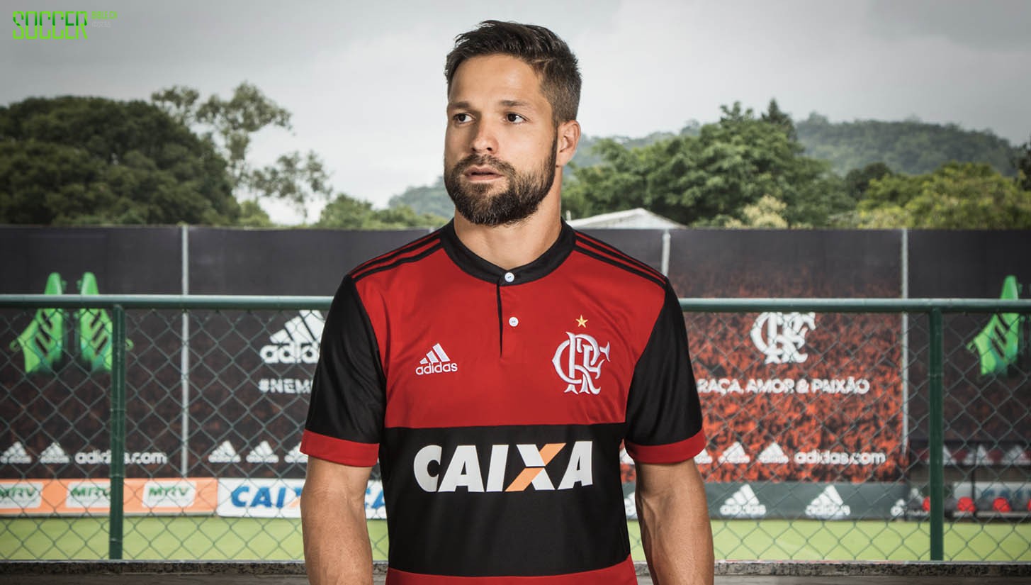 Flamengo 2017 Home Shirt by adidas : Football Apparel : Soccer Bible
