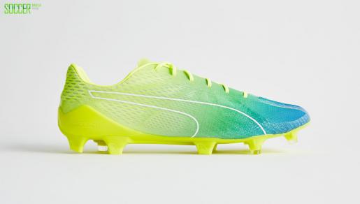 PUMA <font color=red>evo</font>SPEED Fresh 2.0 "Yellow/Blue" : Football Boots : Soccer Bible