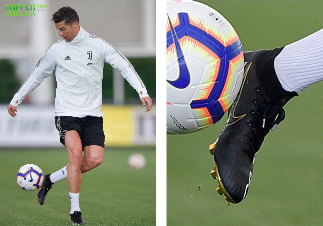 C罗训练中上脚全新特别版Mercurial Superfly